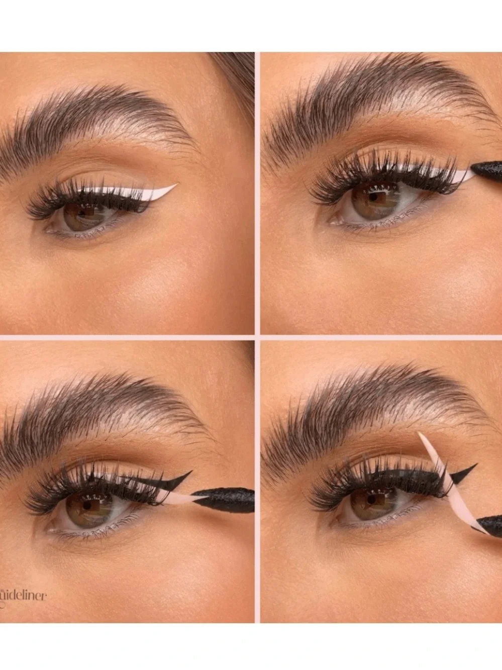 Guideliner Try Me Kit Temporary Tattoo Winged Eyeliner Application